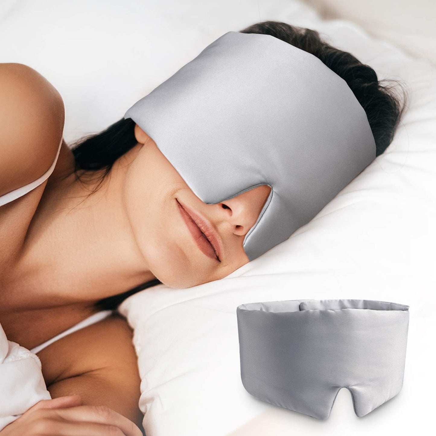 SilkSoft Sleep Mask – Cooling Silk Eye Cover for Deep Rest