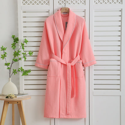 AwaCotton Waffle Robe – Light Layers for Intentional Mornings