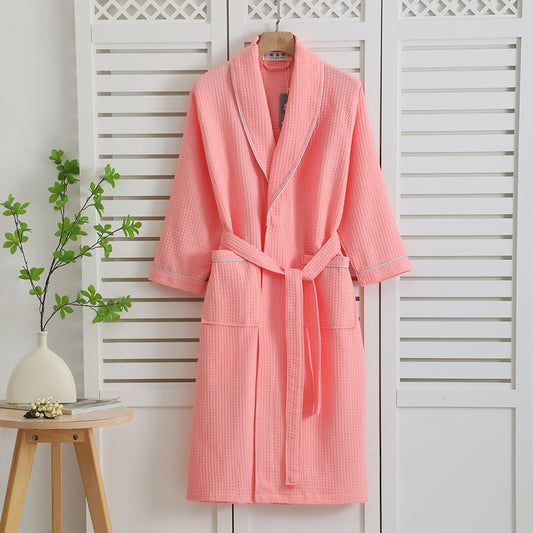 AwaCotton Waffle Robe – Light Layers for Intentional Mornings