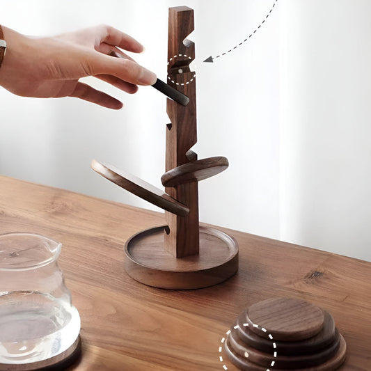 TreeRing Wooden Trivet – Natural Calm for Protecting & Styling Your Space