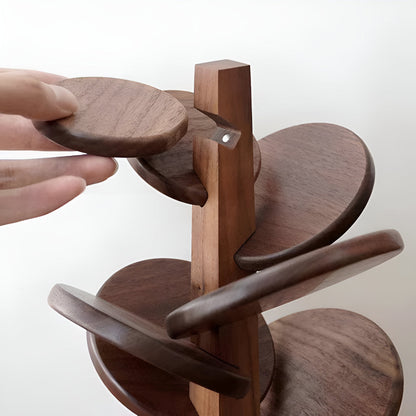 TreeRing Wooden Trivet – Natural Calm for Protecting & Styling Your Space