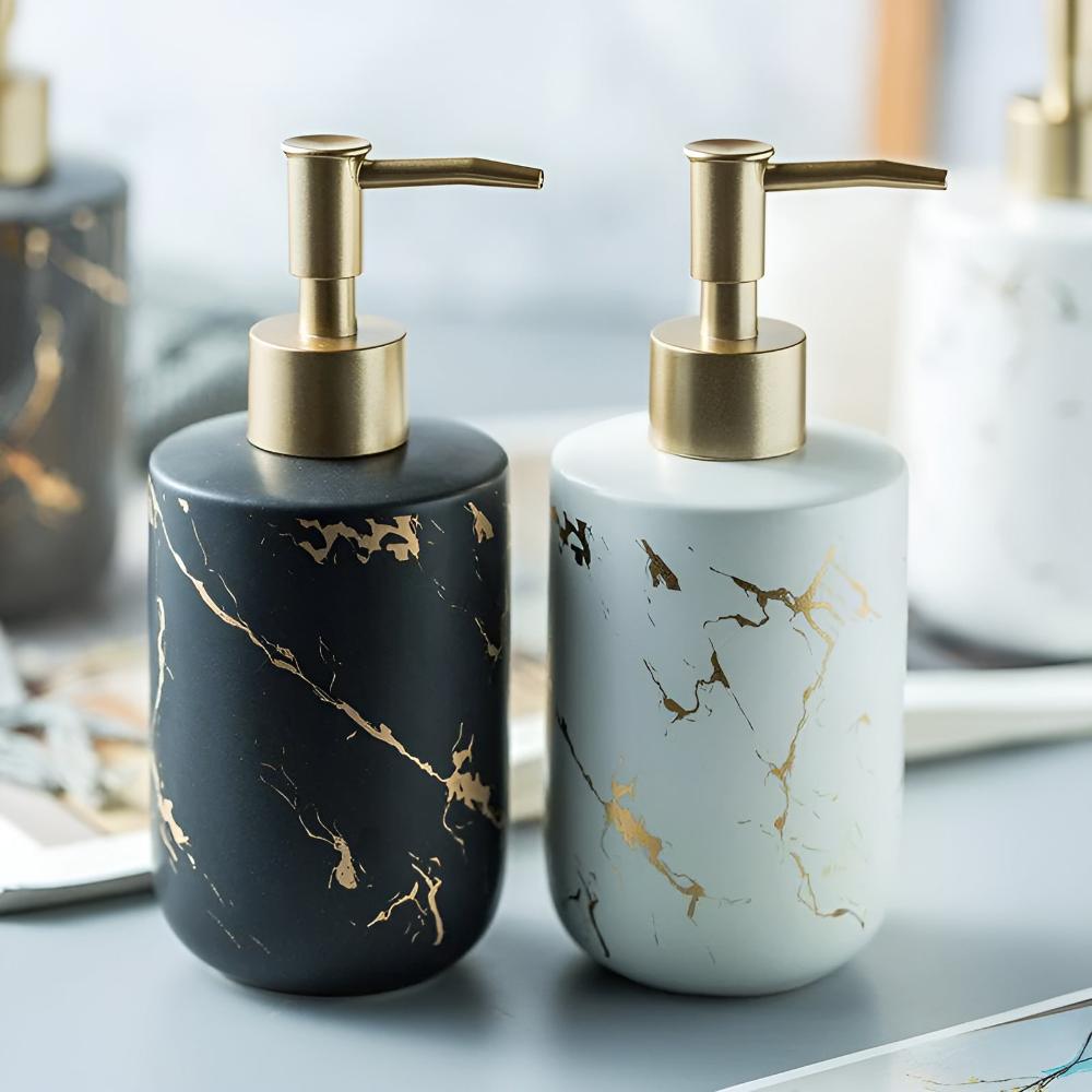 StoneGlow Marble Dispenser – Subtle Opulence for Everyday Rituals