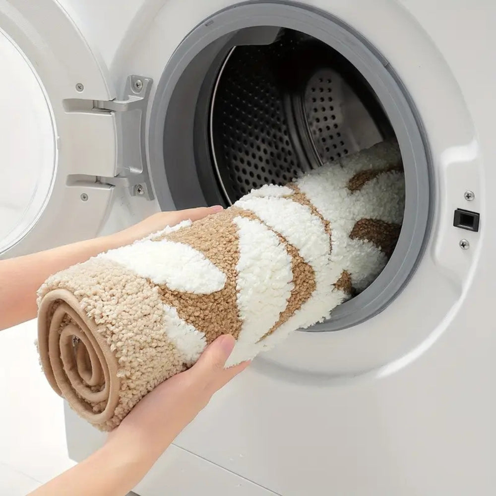 LeafLoom Bath Mat – Natural Calm Beneath Your Feet