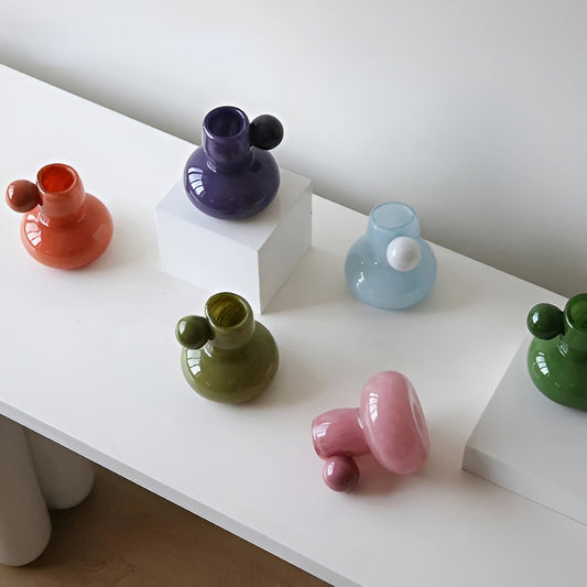 Hoshi Glass Candle Holder – Celestial Nordic Glow