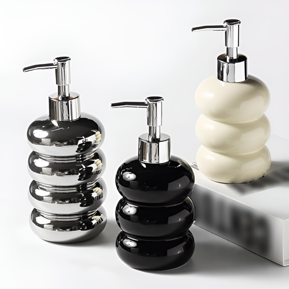 Orbelle Soap Dispenser – Modern Sphere Elegance for Calm, Contemporary Spaces