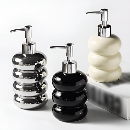 Orbelle Soap Dispenser – Modern Sphere Elegance for Calm, Contemporary Spaces