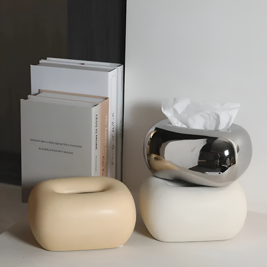 PebbleForm Tissue Holder – Calm Simplicity for Modern Living