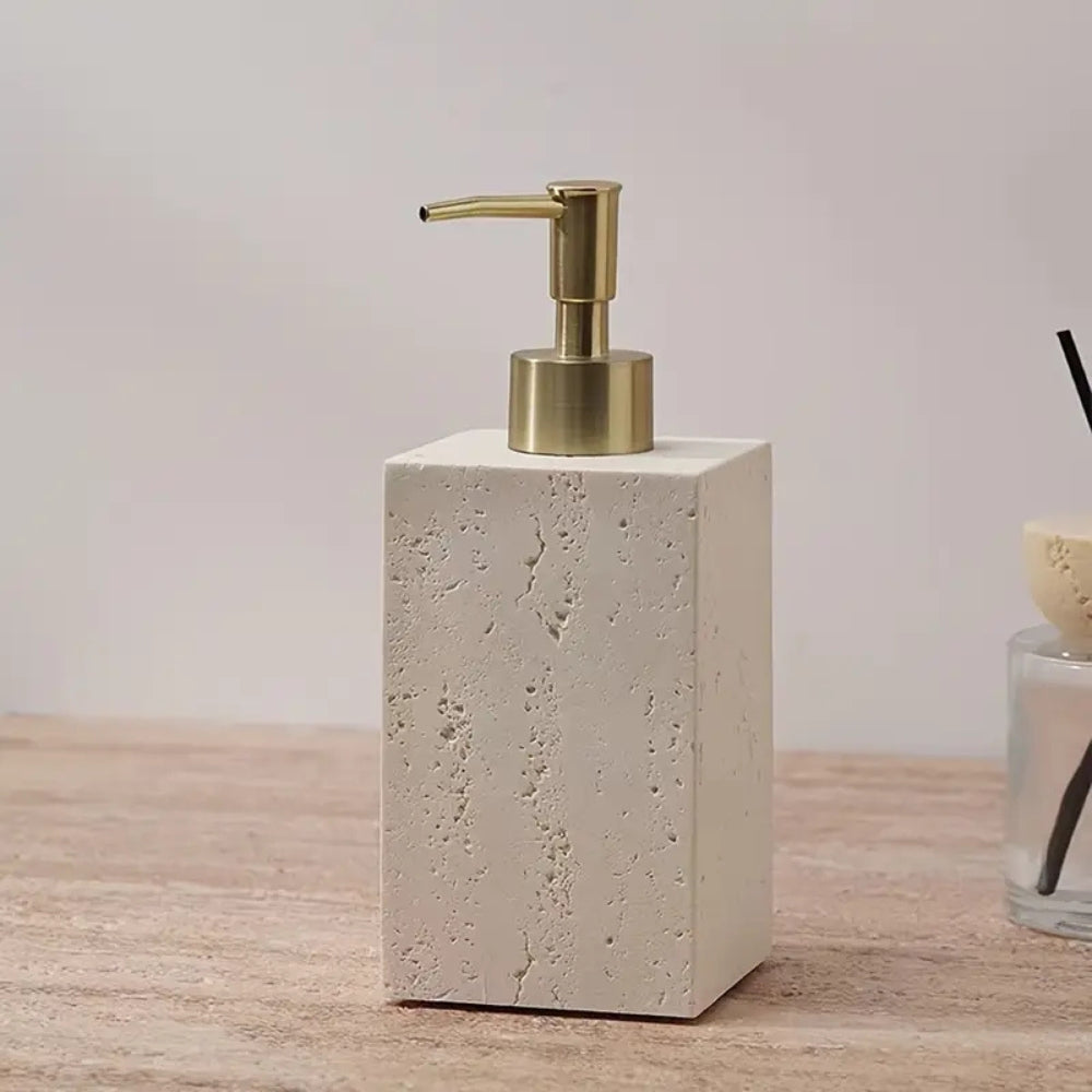 TeraForm Resin Dispenser – Sculptural Stillness for Everyday Spaces