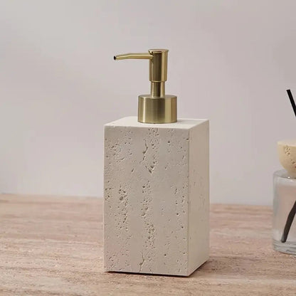 TeraForm Resin Dispenser – Sculptural Stillness for Everyday Spaces
