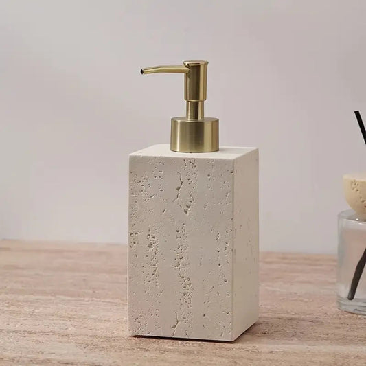 TeraForm Resin Dispenser – Sculptural Stillness for Everyday Spaces