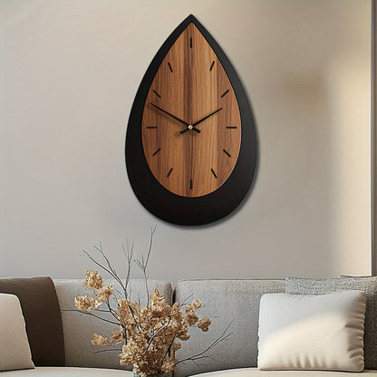 Rivelle Wooden Wall Clock – Irregular Artisan Form