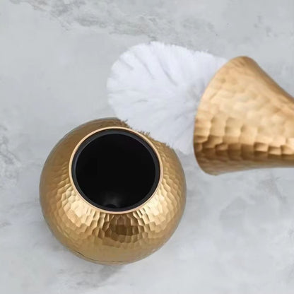 LustreClean Toilet Brush – Modern Metallic Elegance for Calm, Tidy Spaces