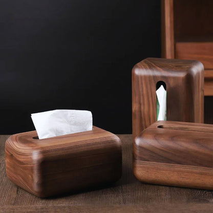 TerraWood Wooden Tissue Holder – Natural Calm for Thoughtful Spaces