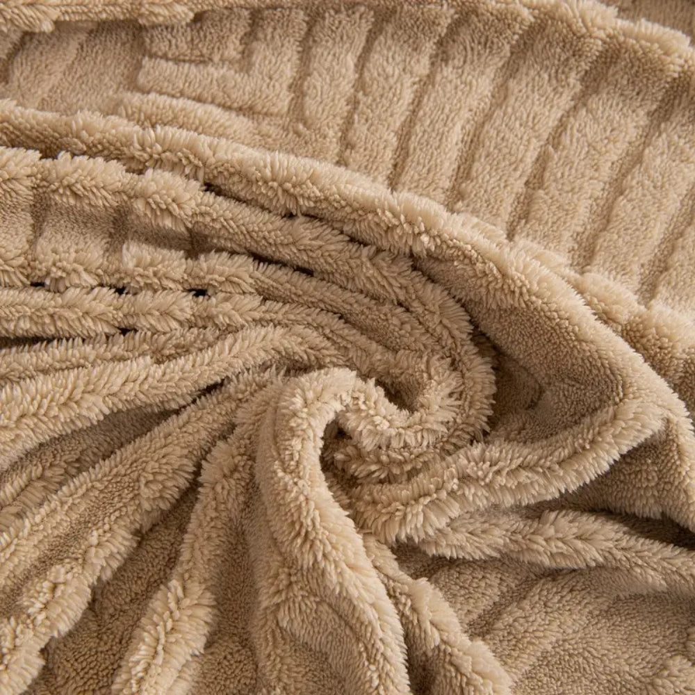 HayashiFleece Leaf Sofa Cover