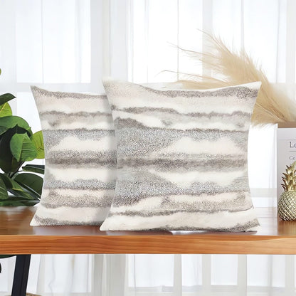 Marbelle Plush Cushion Cover – Marble-Inspired Velvet Accent