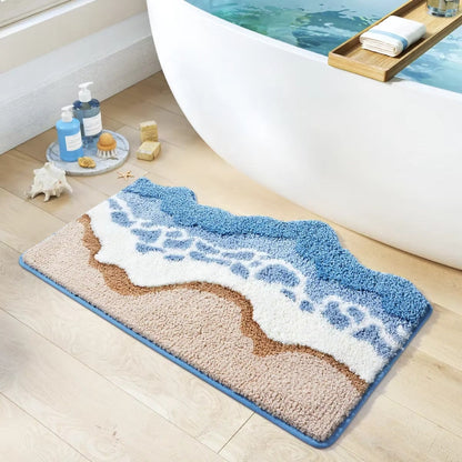 TideForm Bath Mat – Flowing Calm for Everyday Rituals