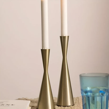 Kōsen Brass Candle Holders – Set of Three Nordic Silhouettes