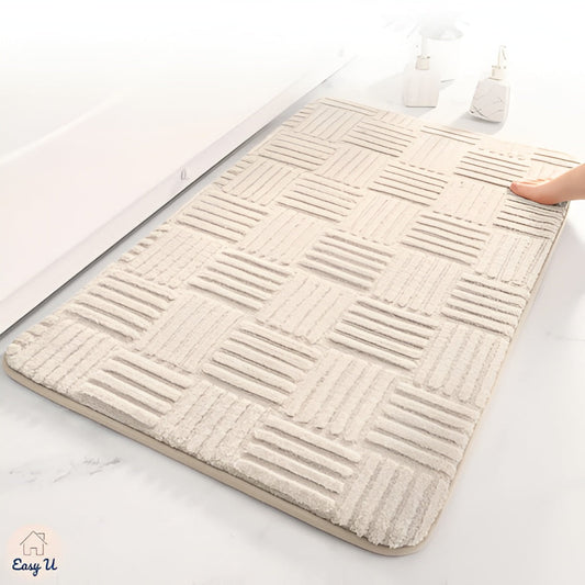 FormaGrid Bath Mat – Sculpted Softness for Everyday Grounding