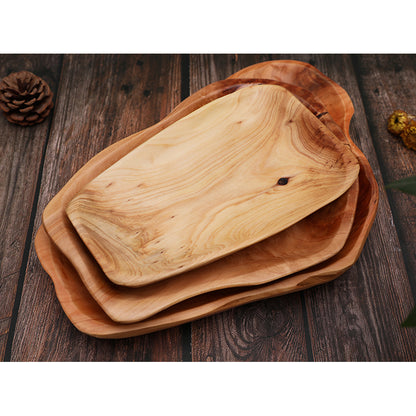 MoriTray Wooden Serving Tray – Minimalist Tray for Snacks