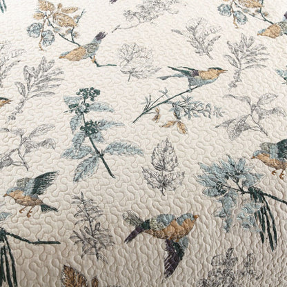 Ayame Floral Cotton Summer Coverlet