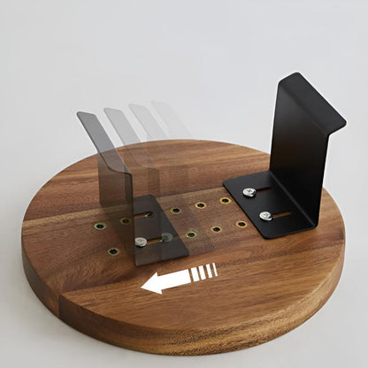 NestEdge Clip-On Walnut Tray
