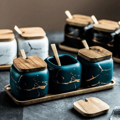 VeinLuxe Porcelain Tableware Set – Sculpted Calm for Everyday Dining