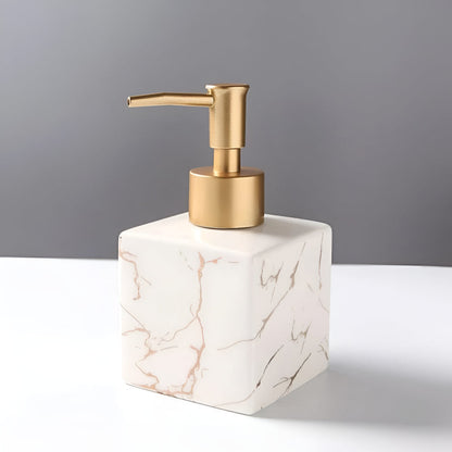 StoneGrace Soap Dispenser – Marble Elegance for Calm, Refined Spaces