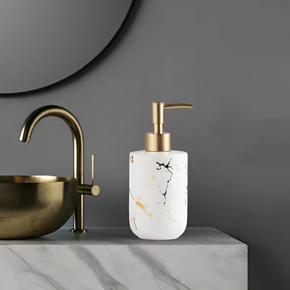 StoneGlow Marble Dispenser – Subtle Opulence for Everyday Rituals