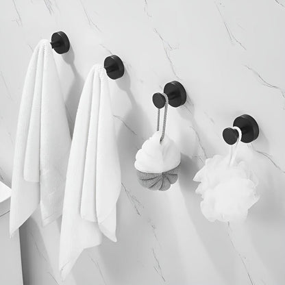 GripLuxe Shower Hooks – Self-Adhesive Holders for Smart, Effortless Storage