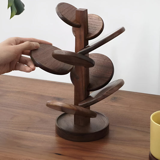 TreeRing Wooden Trivet – Natural Calm for Protecting & Styling Your Space
