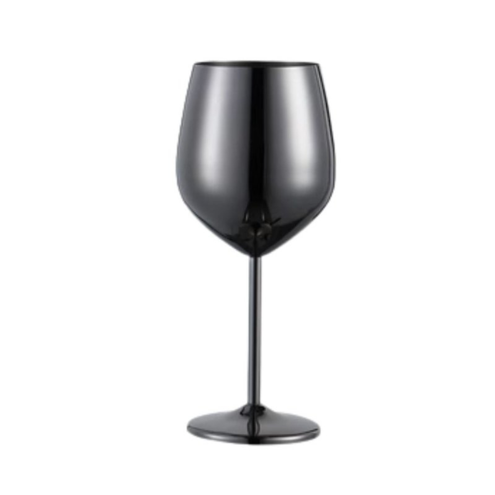 GlowPour Stainless Wine Goblet – Modern Steel Wine glass