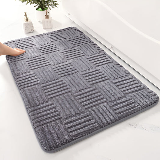 FormaGrid Bath Mat – Sculpted Softness for Everyday Grounding