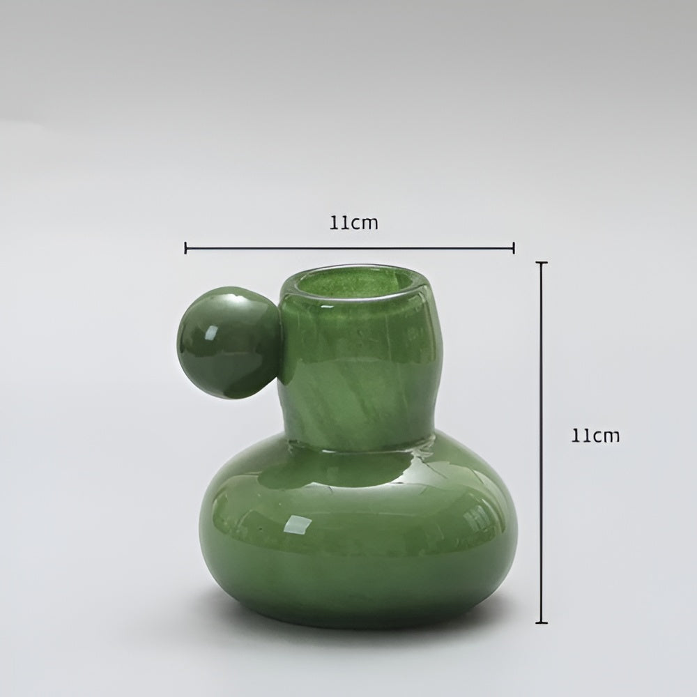 Hoshi Glass Candle Holder – Celestial Nordic Glow