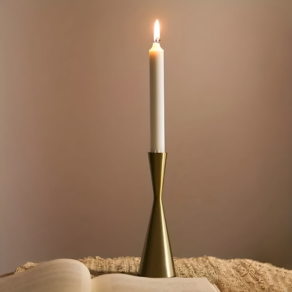 Kōsen Brass Candle Holders – Set of Three Nordic Silhouettes