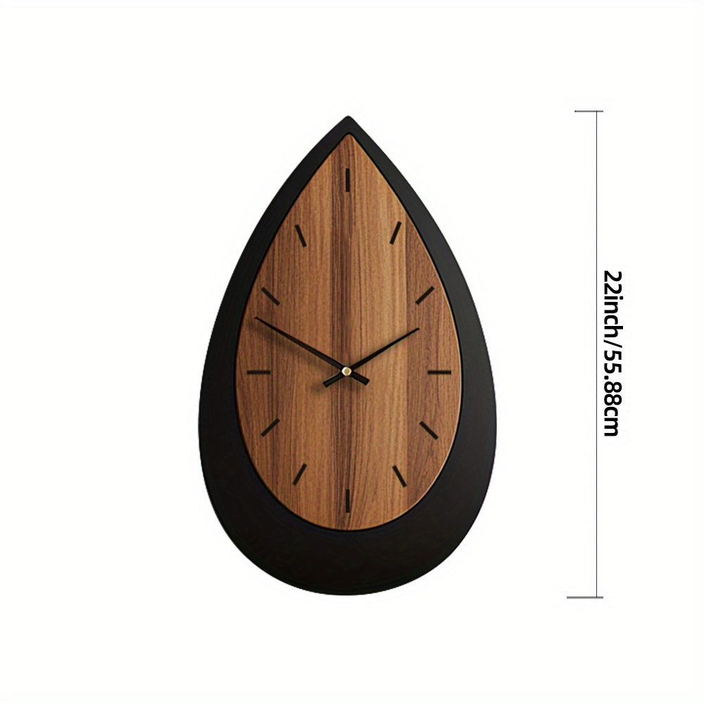 Rivelle Wooden Wall Clock – Irregular Artisan Form