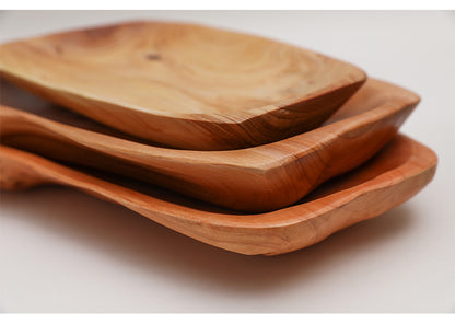 MoriTray Wooden Serving Tray – Minimalist Tray for Snacks
