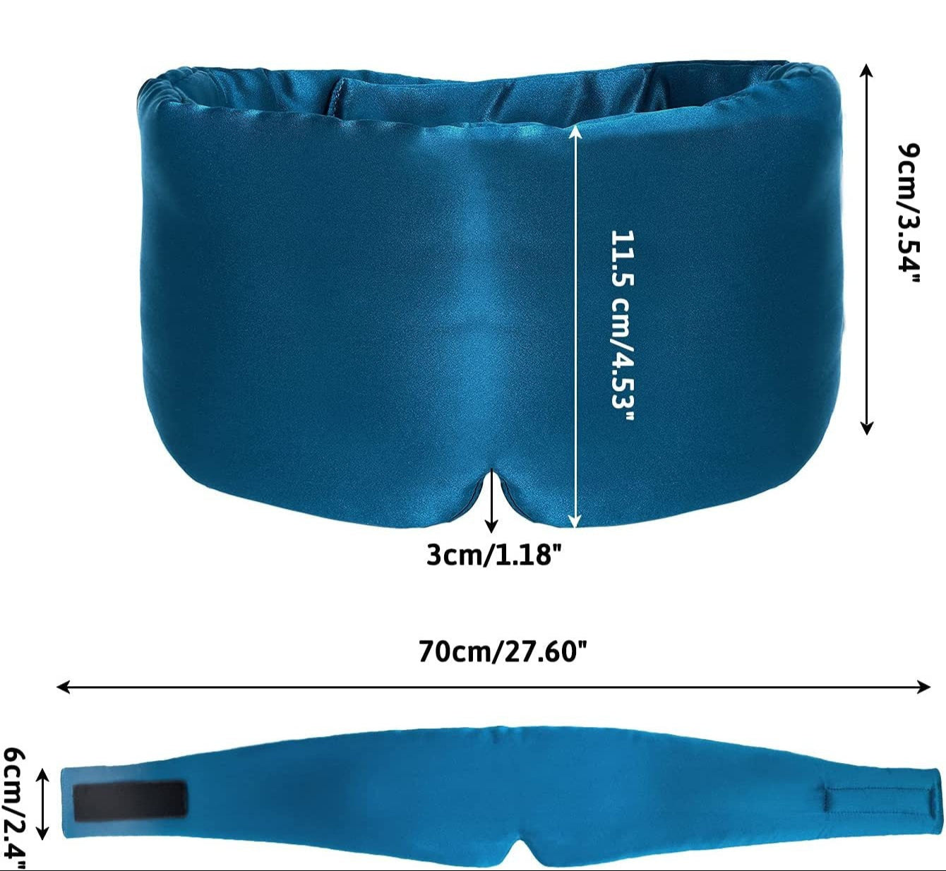 SilkSoft Sleep Mask – Cooling Silk Eye Cover for Deep Rest