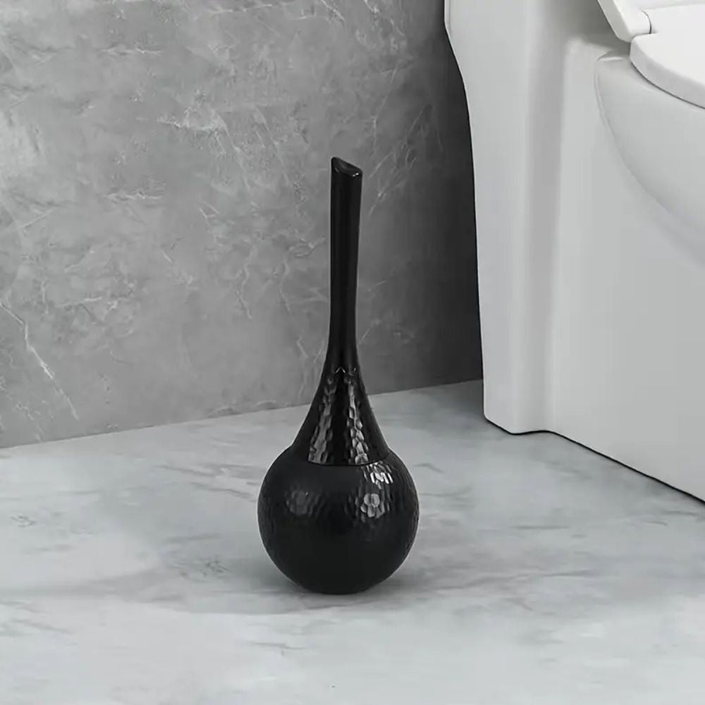 LustreClean Toilet Brush – Modern Metallic Elegance for Calm, Tidy Spaces