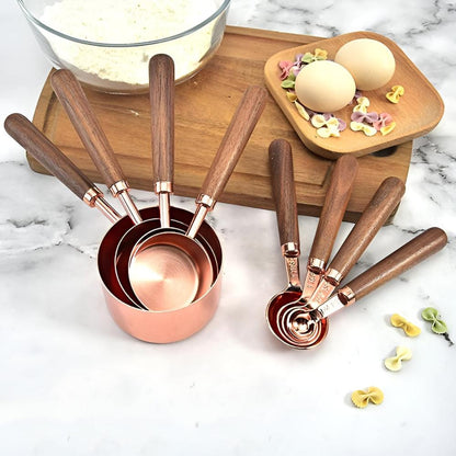 GlowMeasure Copper Set – Measuring Cups & Spoons for Calm, Intentional Kitchens