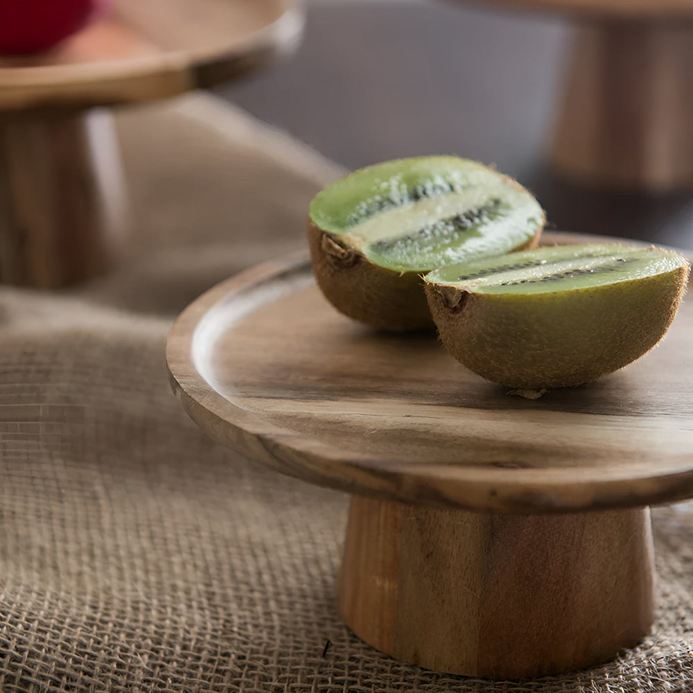 KōraStand Wooden Cake Plate – Elevated Simplicity for Gathered Moments
