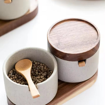 TsuchiSpice Jar Set – Rustic Texture for Intentional Seasoning