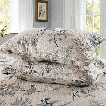 Ayame Floral Cotton Summer Coverlet