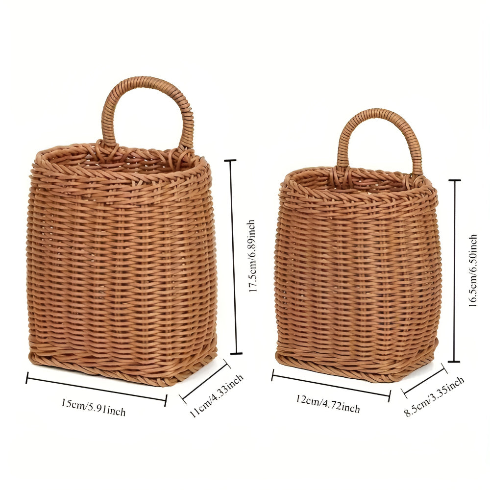Kasumi Handwoven Rattan Storage Basket