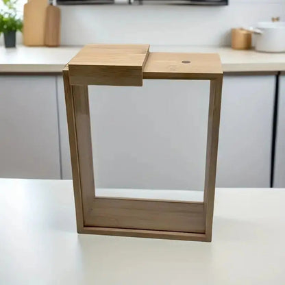 SlideGrain Bamboo Storage Box – Quiet Function Meets Natural Form