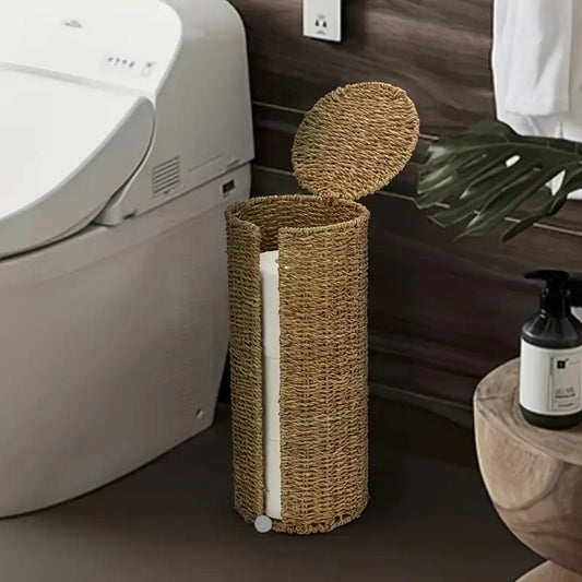 RopeLoop Toilet Roll Holder – Quiet Utility in Natural Form