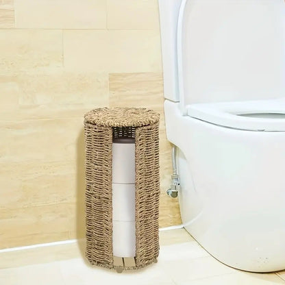 RopeLoop Toilet Roll Holder – Quiet Utility in Natural Form