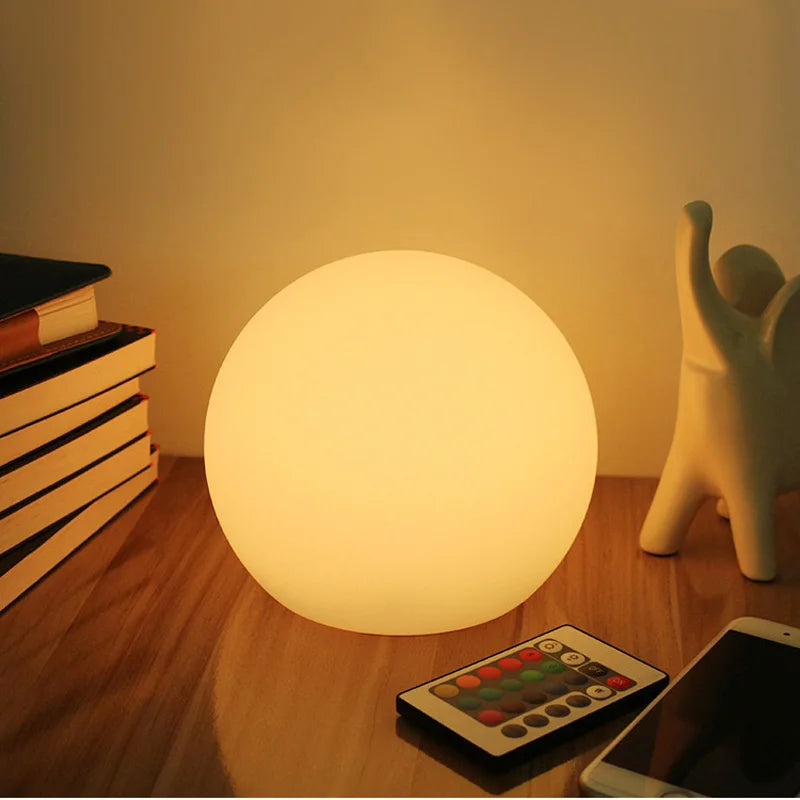 AuraGlobe LED Lamp – Wireless 16-Colour Ambient Sphere