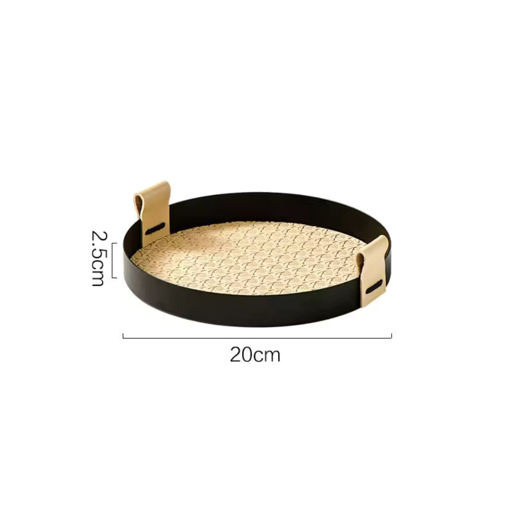 SkandiWeave Handcrafted Rattan Tray