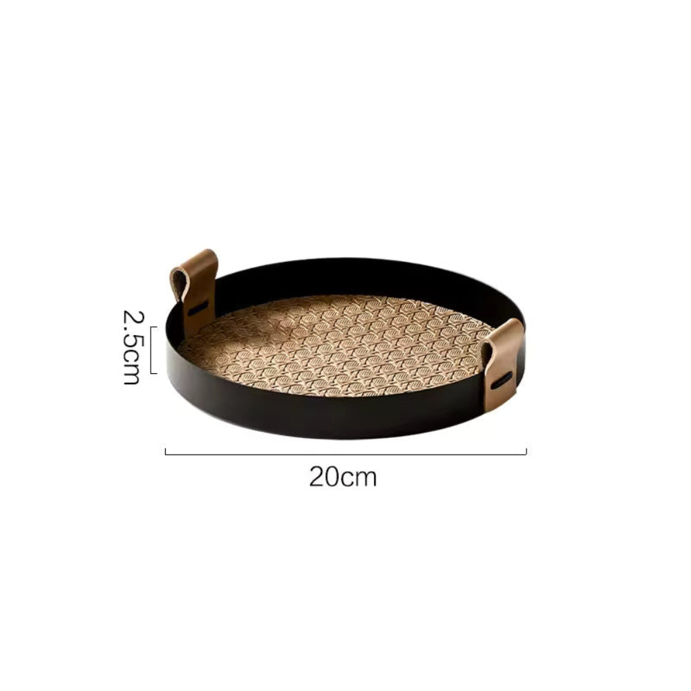 SkandiWeave Handcrafted Rattan Tray