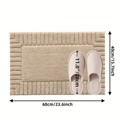Asahi Stripe Bath Rug – Minimalist Calm for Everyday Rituals
